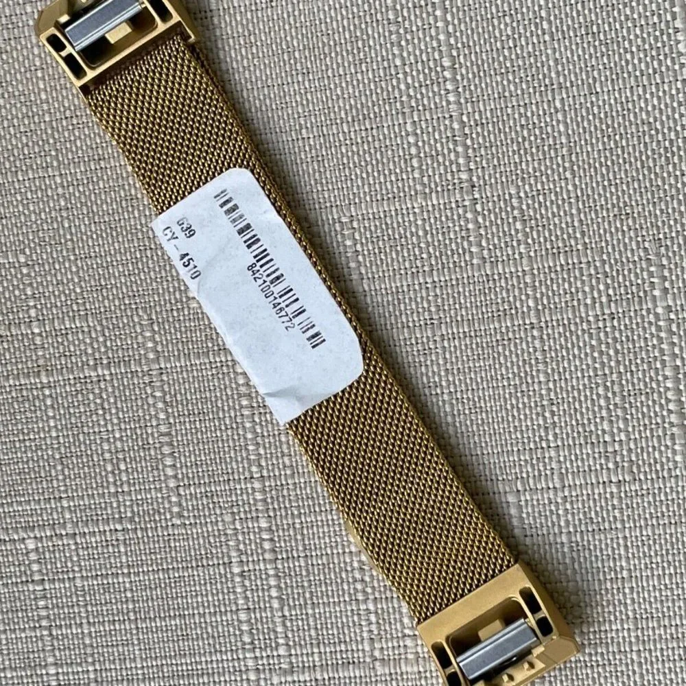 Replacement band for fitbit charge 2 Gold Tone Mesh Metal Strap Band New